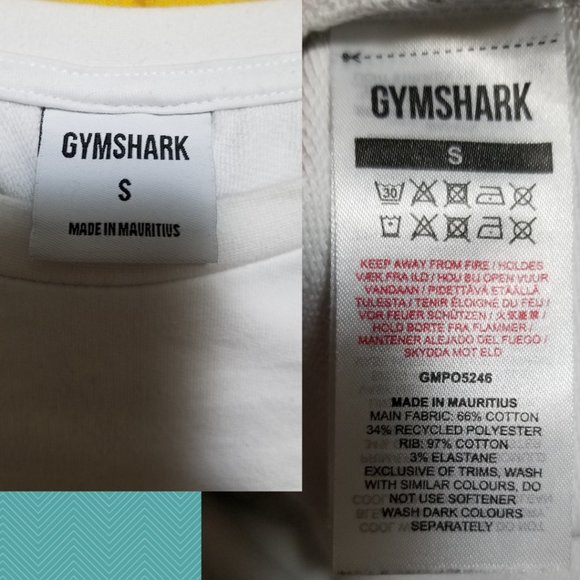 Gymshark White Recess Crewneck Sweatshirt - Picture 5 of 5